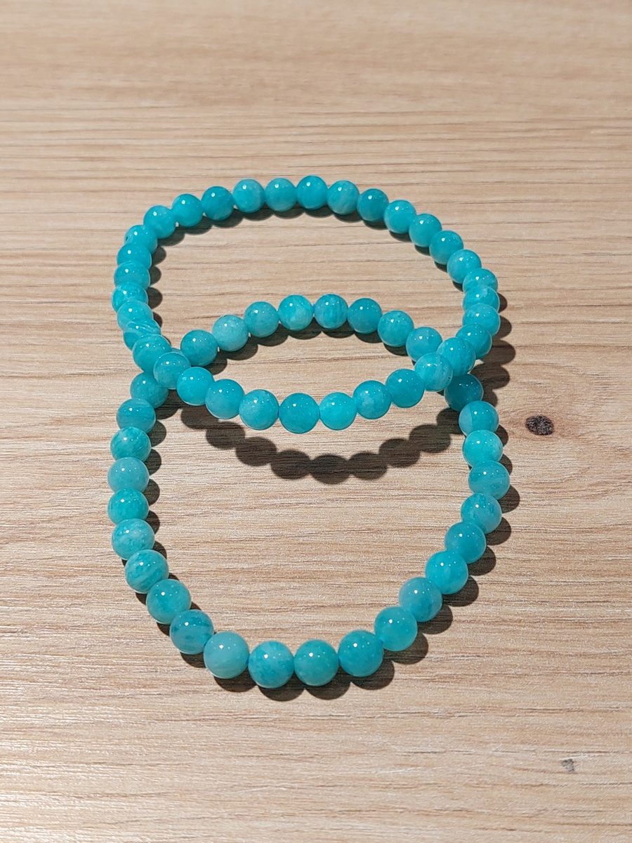 Bracelet en Amazonite | Boutique suisse pierres du monde & lithothérapie