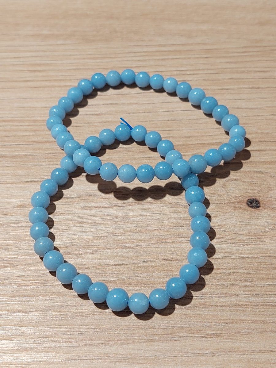 Bracelet en Angélite | Boutique suisse de pierres du monde & lithothérapie