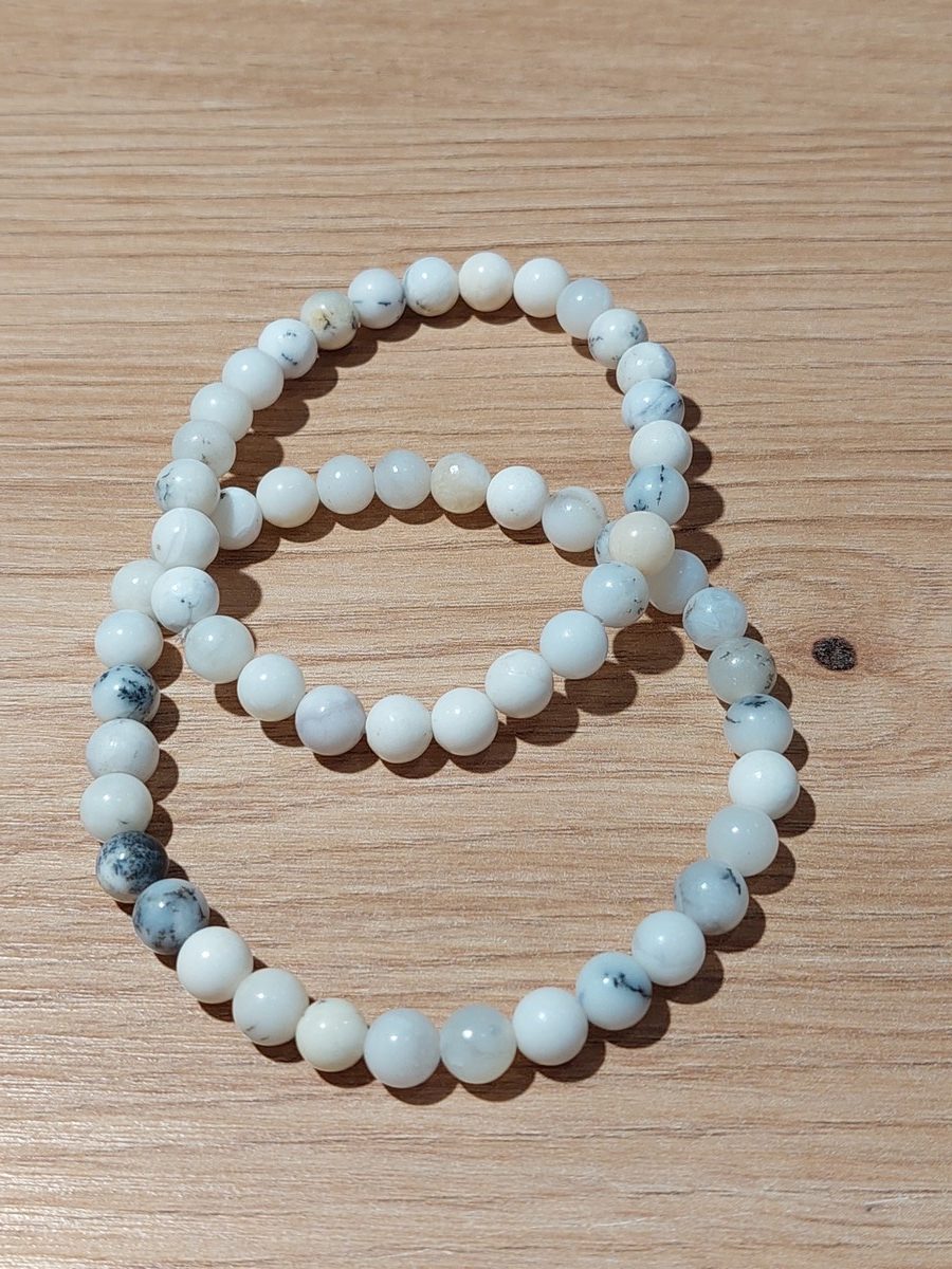 Bracelet en Opale Blanche | Boutique suisse de pierres du monde & lithothérapie