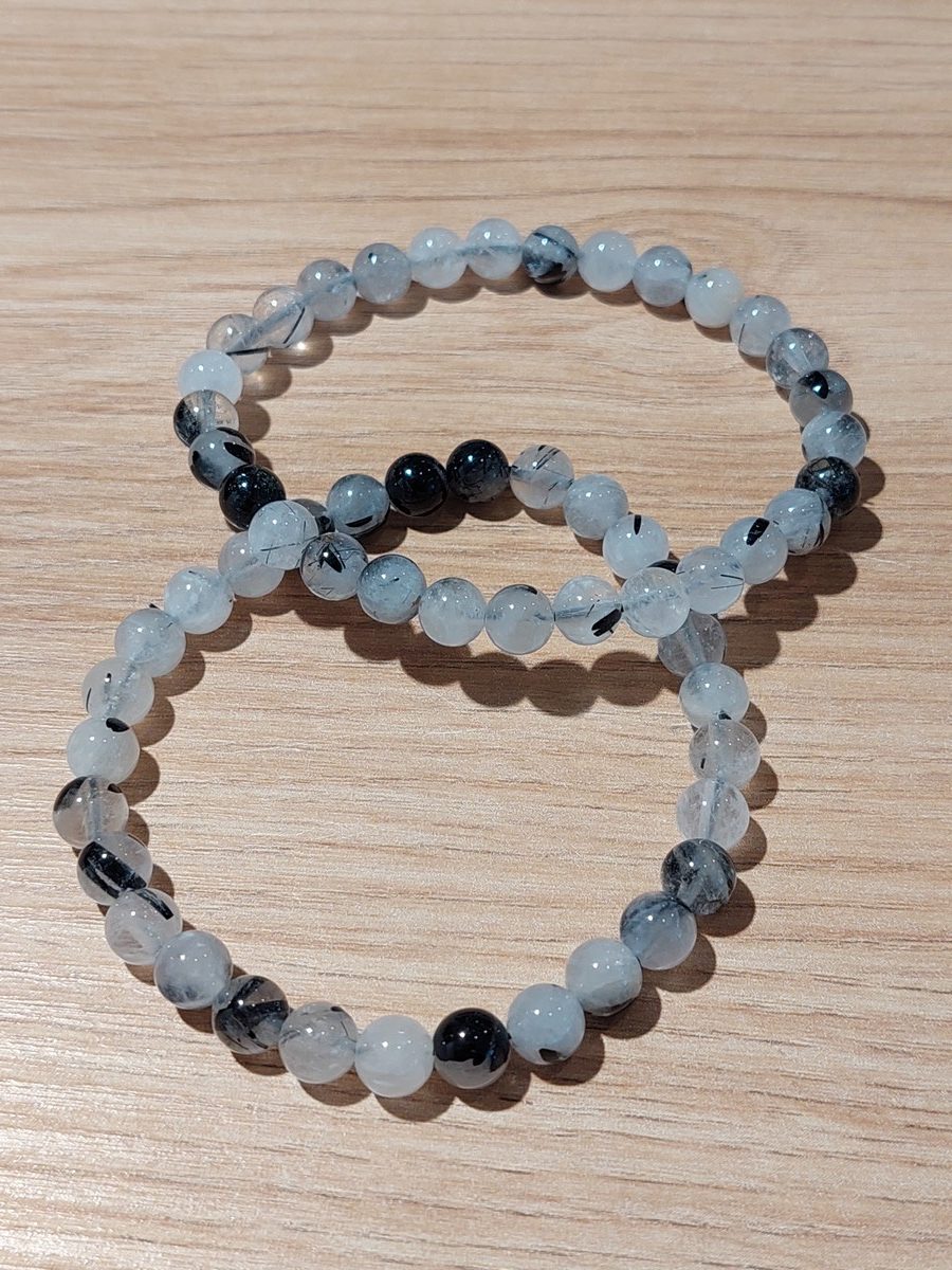 Bracelet de Quartz Tourmaline | Boutique suisse de minéraux du monde