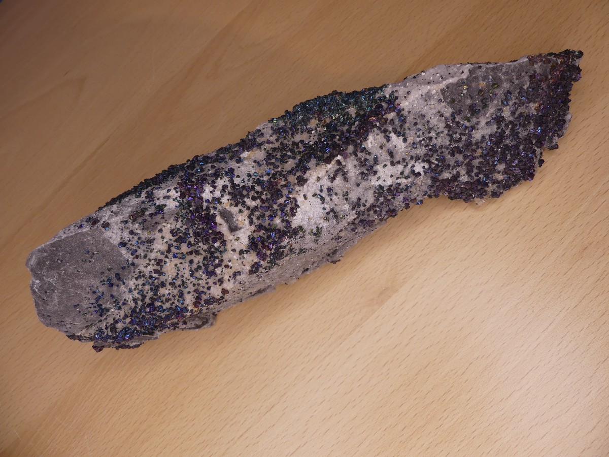 Chalcopyrite Irisée brute des Etats-Unis - Pierre brute de 23/7/5 cm