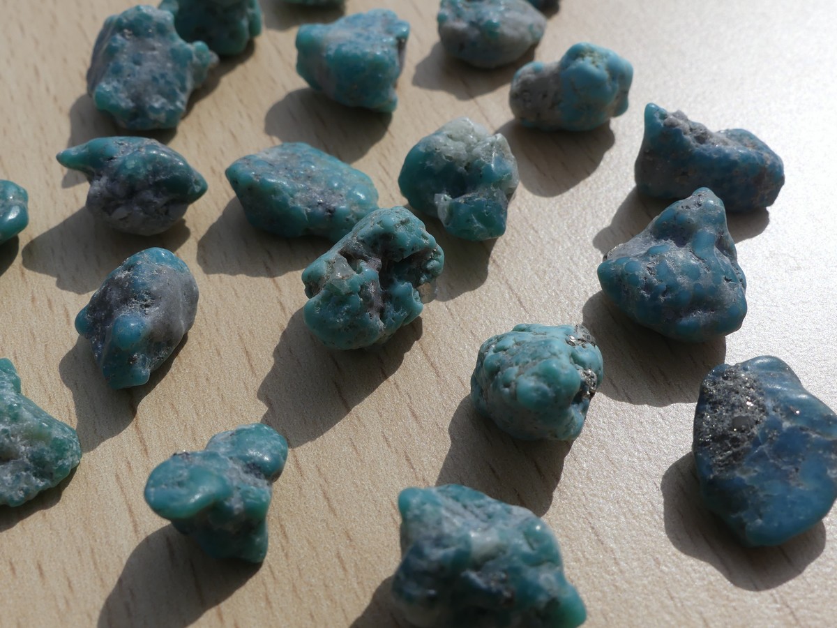 Pierre brute de Turquoise, belle brillance | Boutique de minéraux du monde