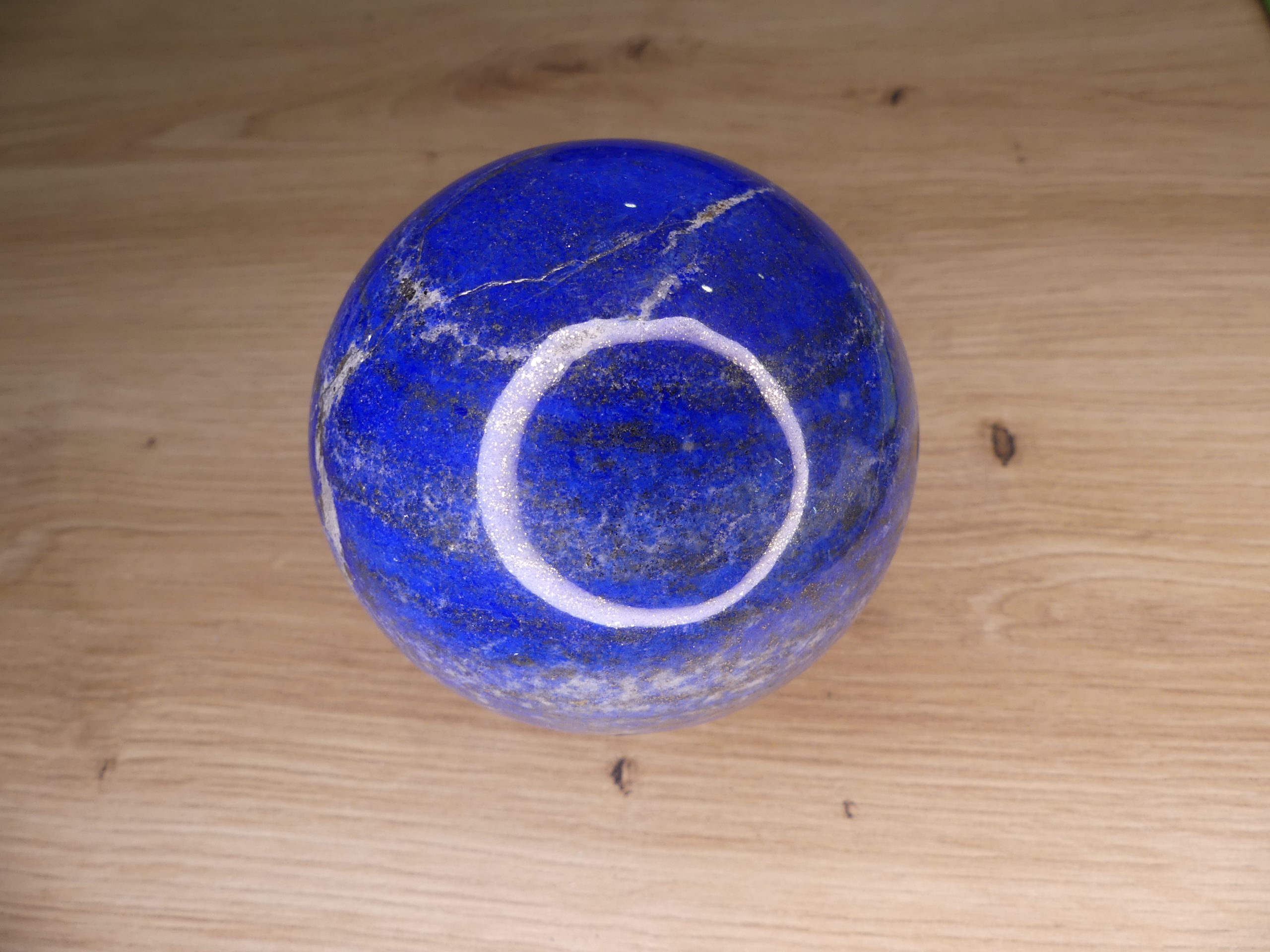 Sphère de Lapis Lazuli polis, lithothérapie | Boutique suisse de pierres & minéraux du monde