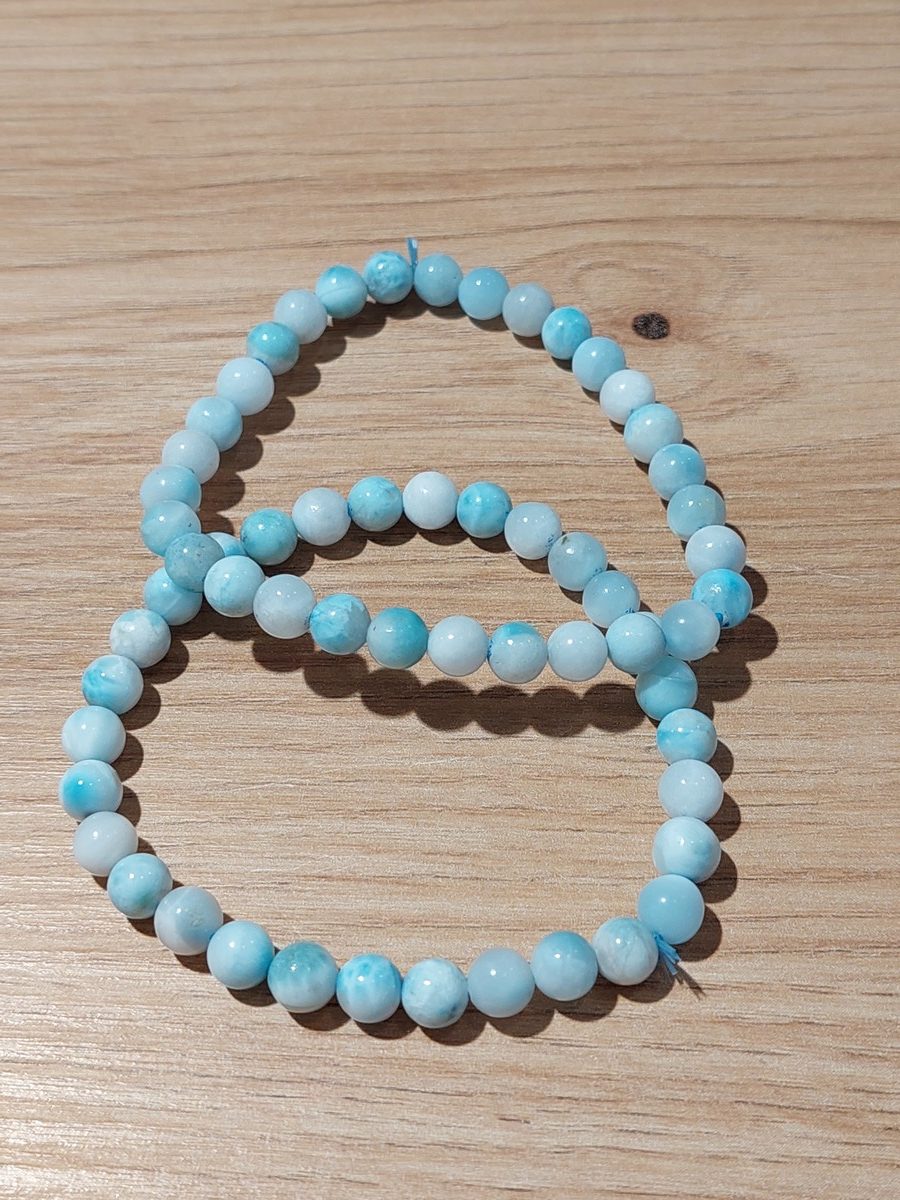 Bracelet en Larimar | Boutique suisse de pierres du monde & lithothérapie