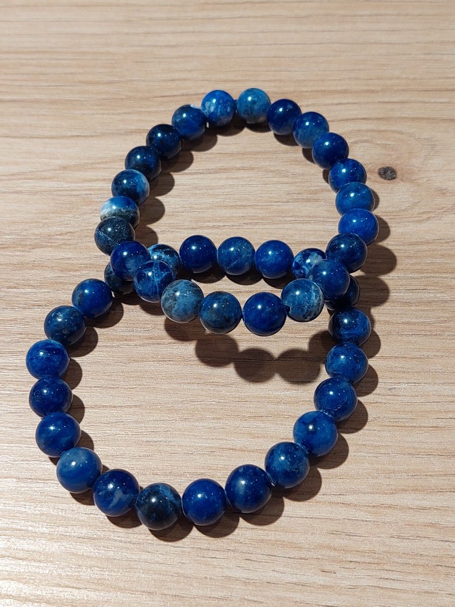 Bracelet en Sodalite - Boutique suisse de minéraux du monde & lithothérapie