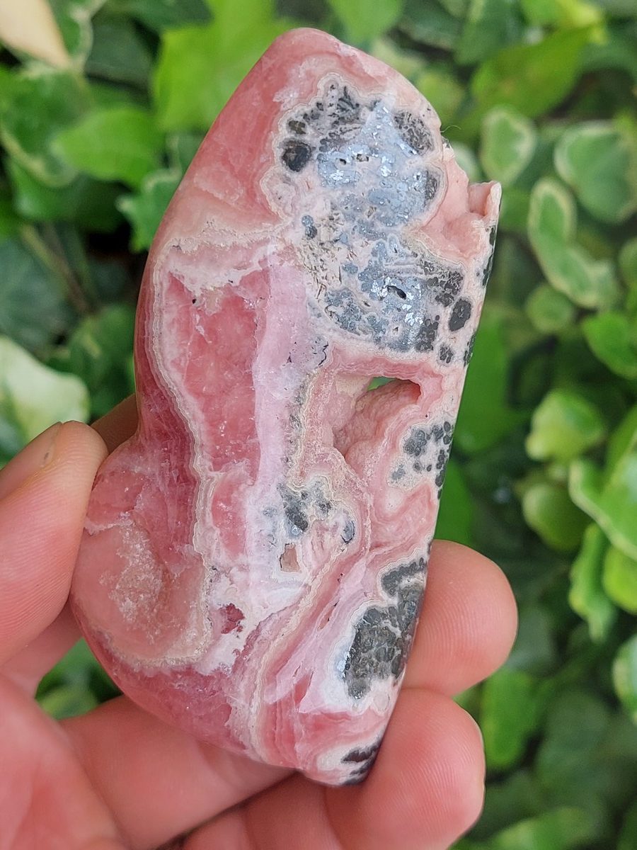 Pierre polie de Rhodochrosite - Galets lithothérapie