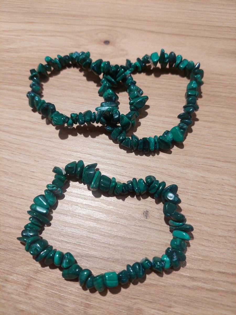 Bracelet baroque en Malachite| Boutique suisse de pierres du monde & lithothérapie