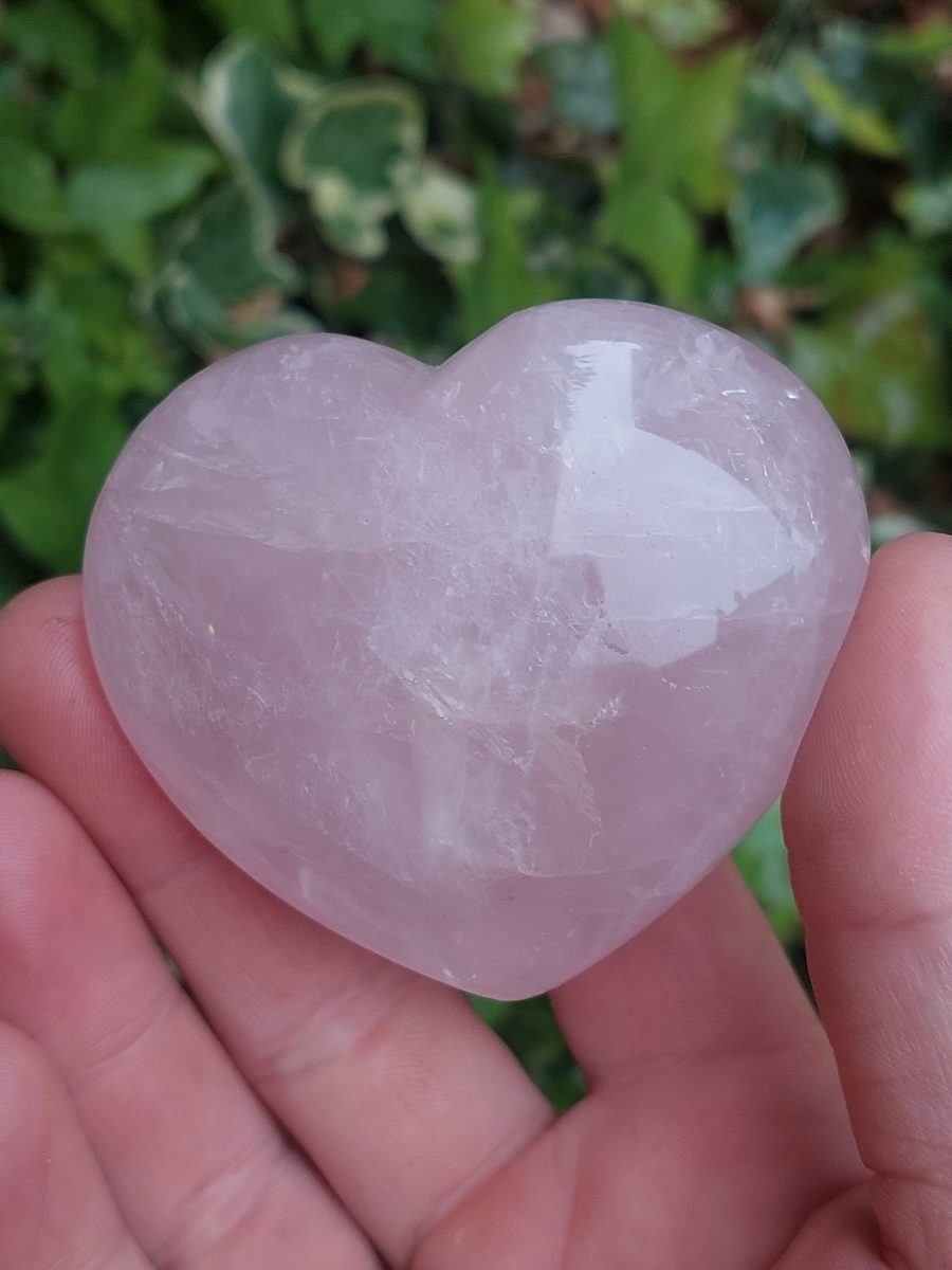 Cœur de Quartz rose | Boutique suisse de minéraux du monde