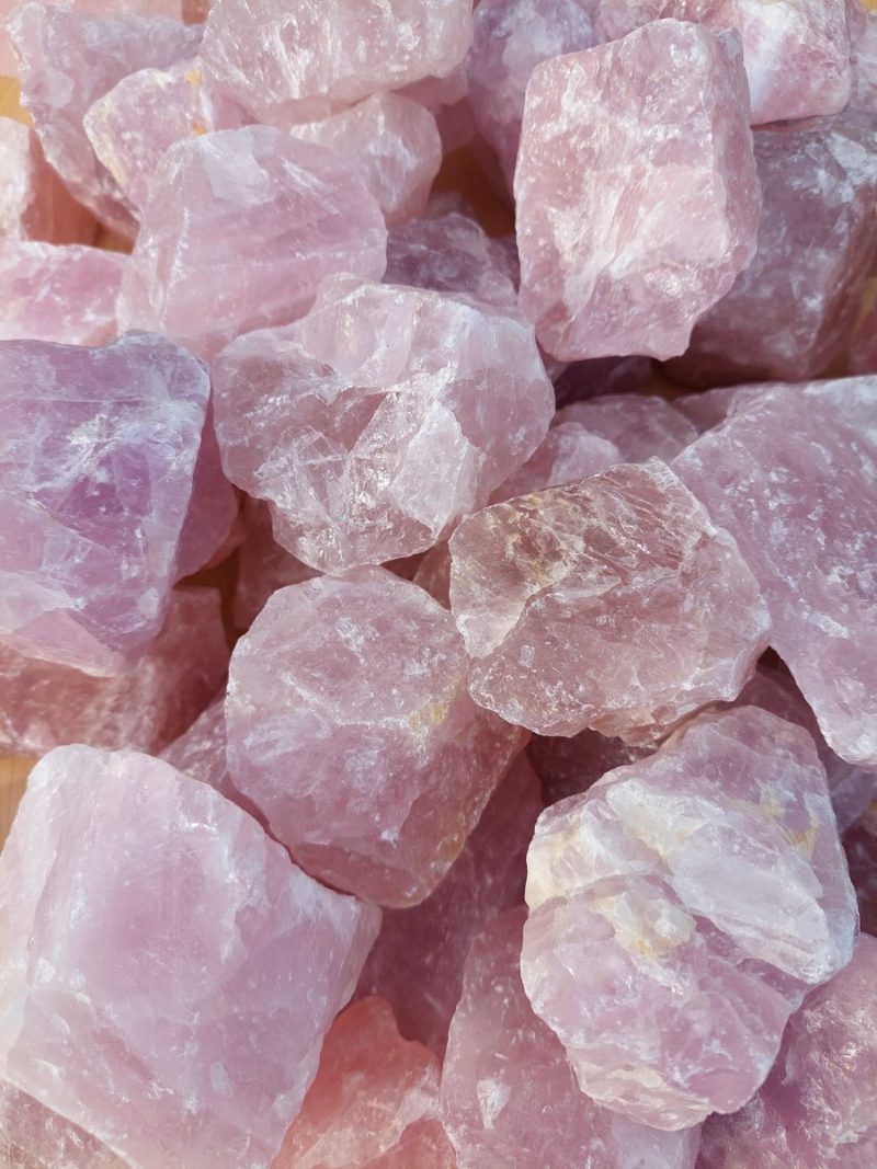 Quartz rose brut le kg | Boutique suisse de minéraux du monde