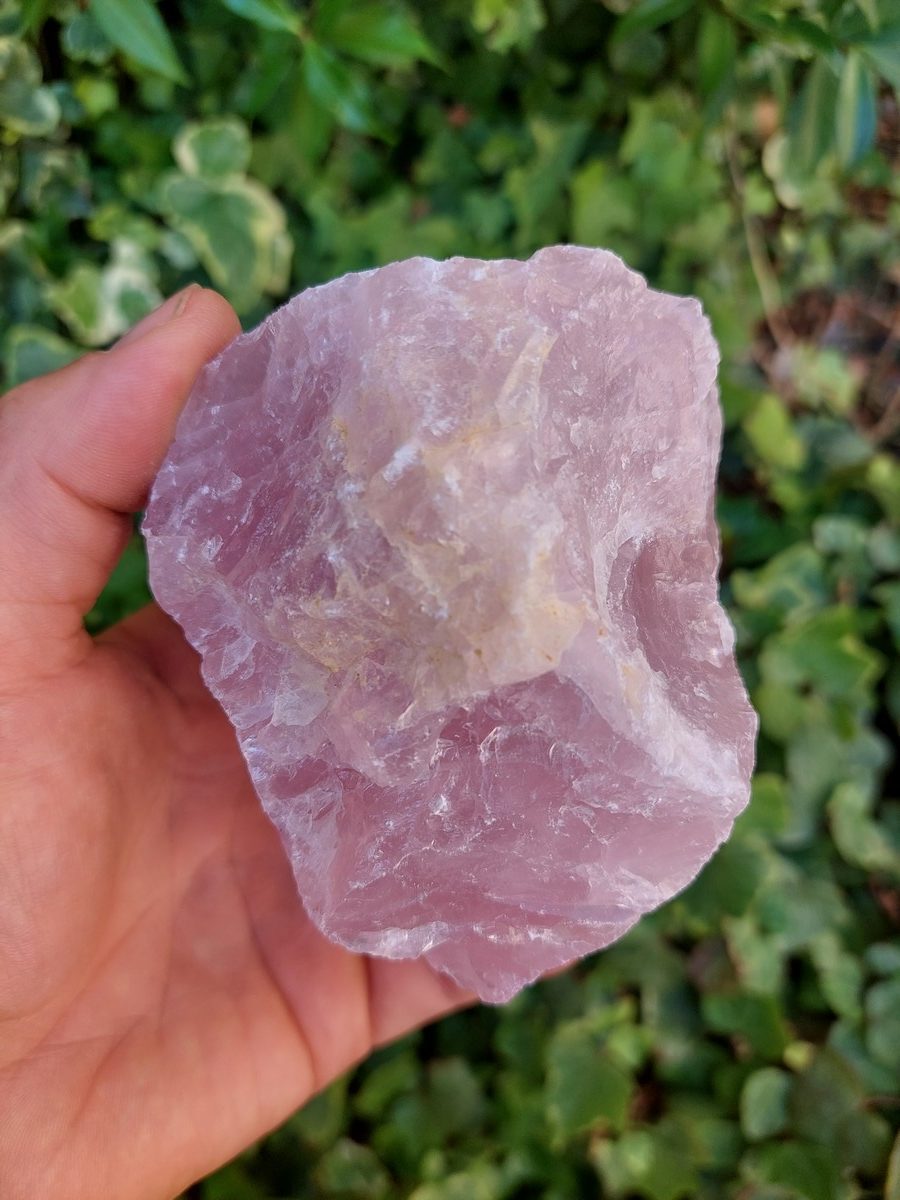 Pointe brut de Quartz rose | Boutique suisse de minéraux du monde