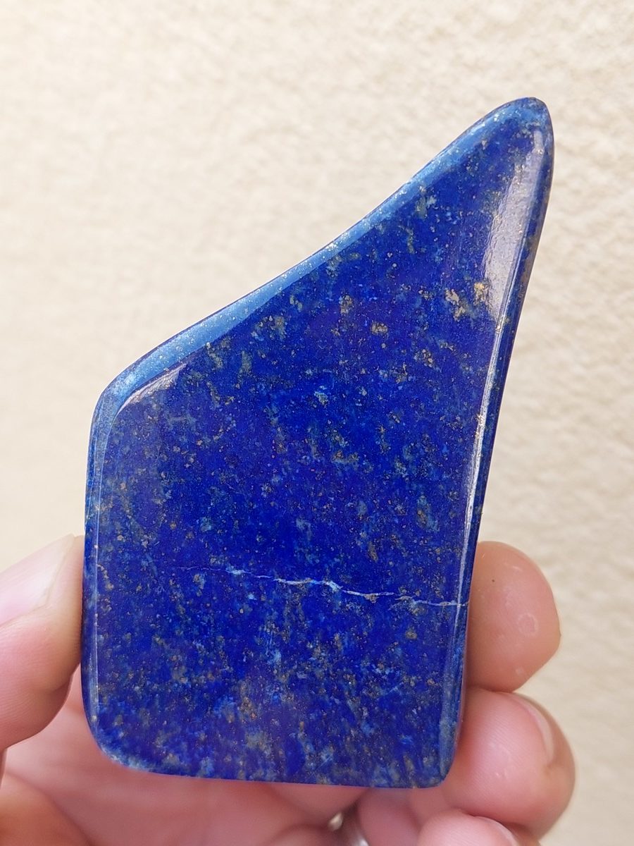 Menhir de Lapis Lazuli polis, lithothérapie | Boutique suisse de pierres & minéraux du monde