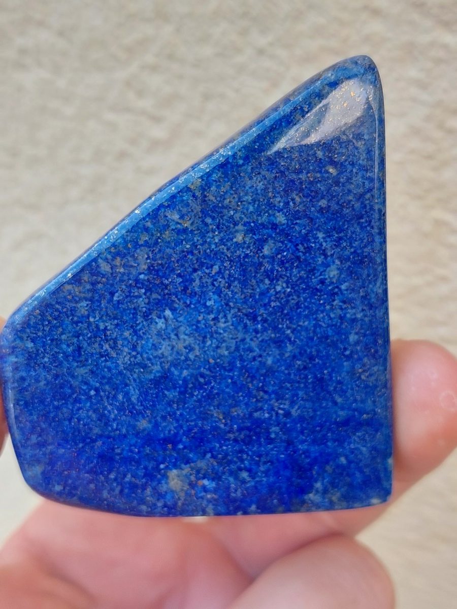 Menhir de Lapis Lazuli polis, lithothérapie | Boutique suisse de pierres & minéraux du monde