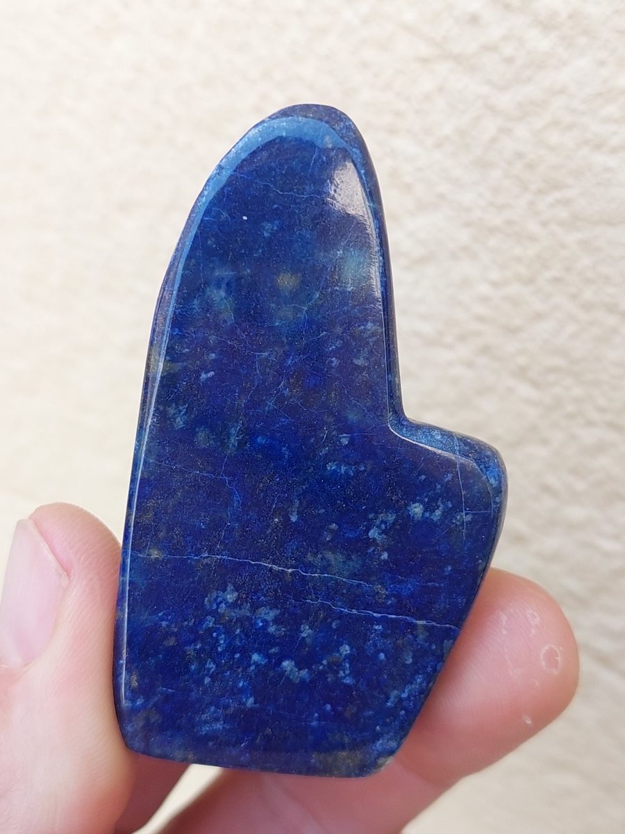 Menhir de Lapis Lazuli polis, lithothérapie | Boutique suisse de pierres & minéraux du monde