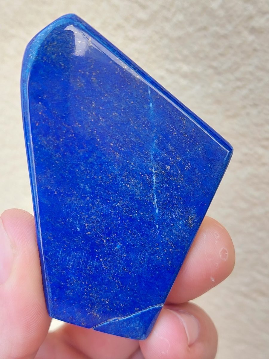 Menhir de Lapis Lazuli polis, lithothérapie | Boutique suisse de pierres & minéraux du monde