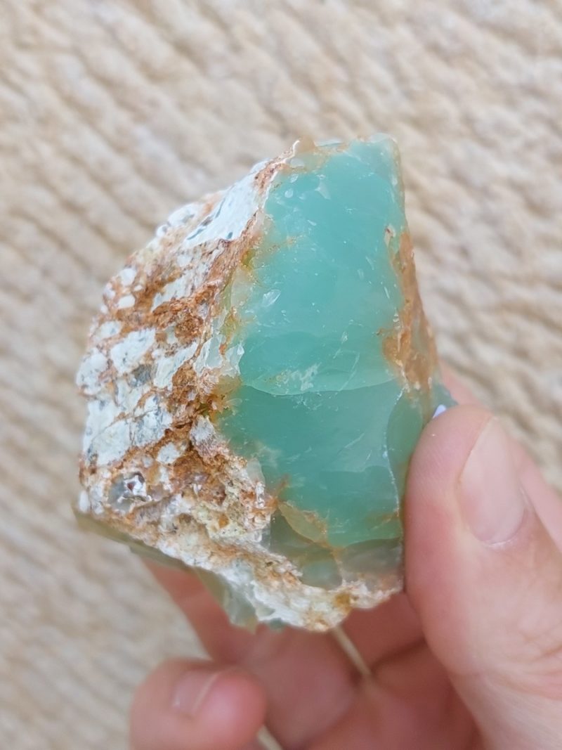 Chrysoprase brute - Boutique de minéraux & lithothérapie suisse