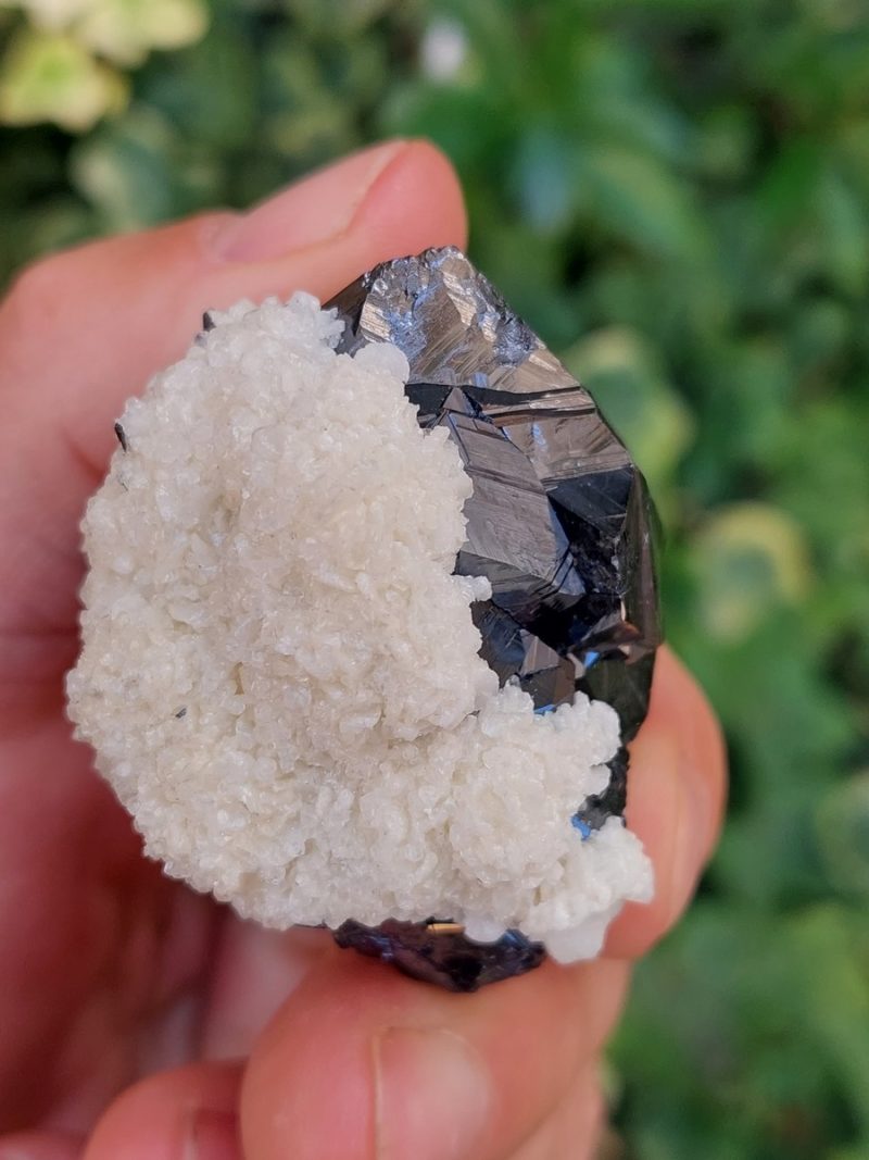 Calcite sur Sphalérite brute - Boutique Suisse