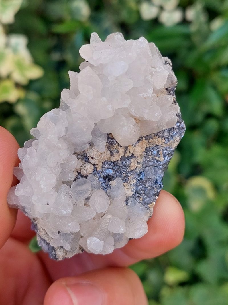 Calcite sur Sphalérite brute - Boutique Suisse