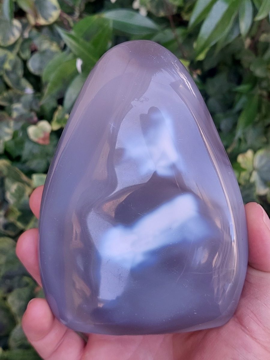 Menhir en Agate polis | Boutique suisse de minéraux du monde & lithothérapie