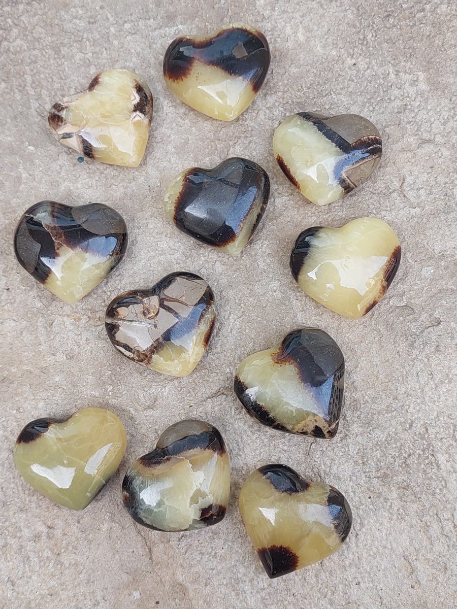 Coeur en Septaria de Magascar | Boutique de pierres & minéraux, lithothérapie