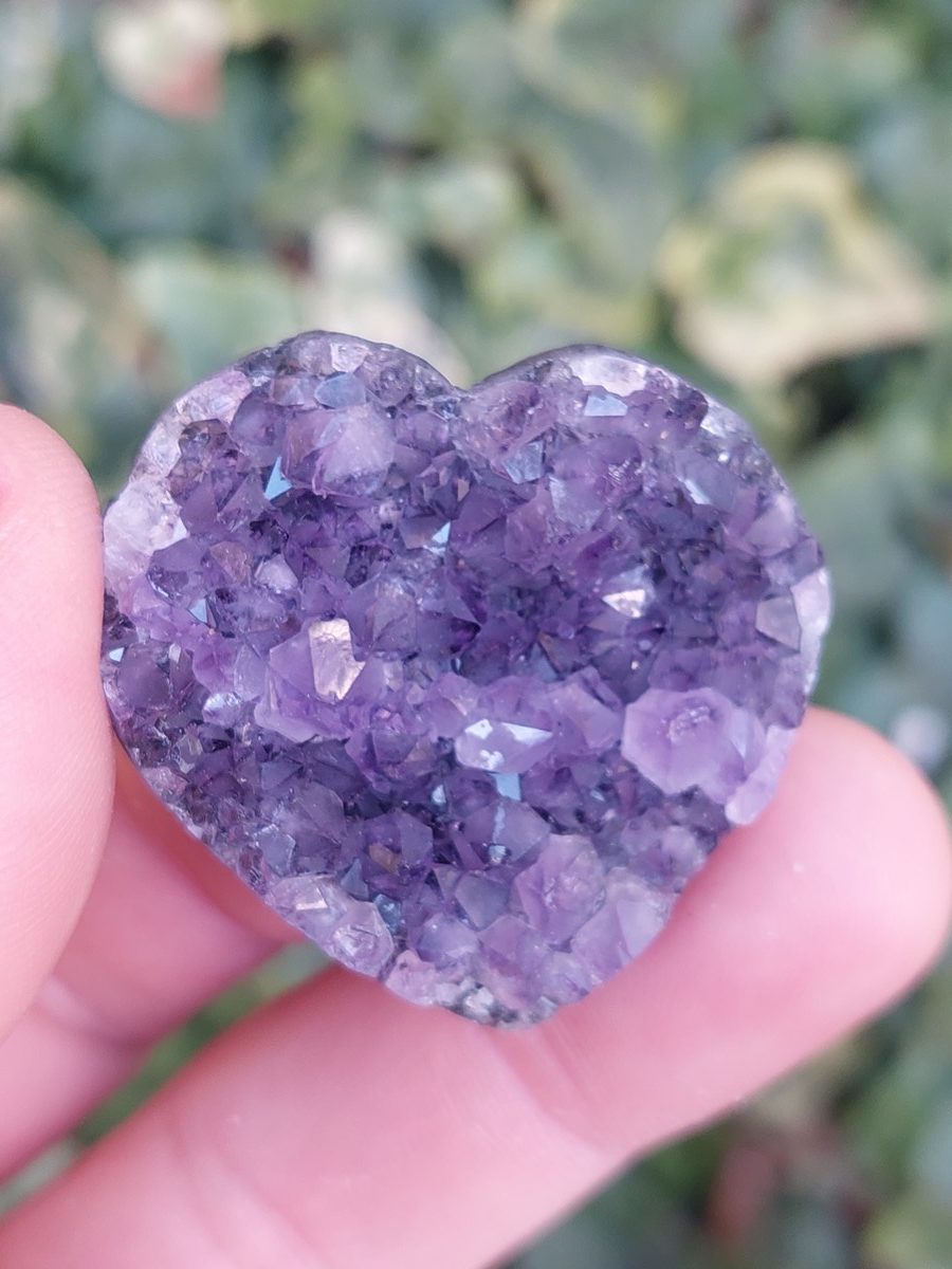 Cœur en Améthyste d'Uruguay | Boutique suisse de pierres du monde & lithothérapie