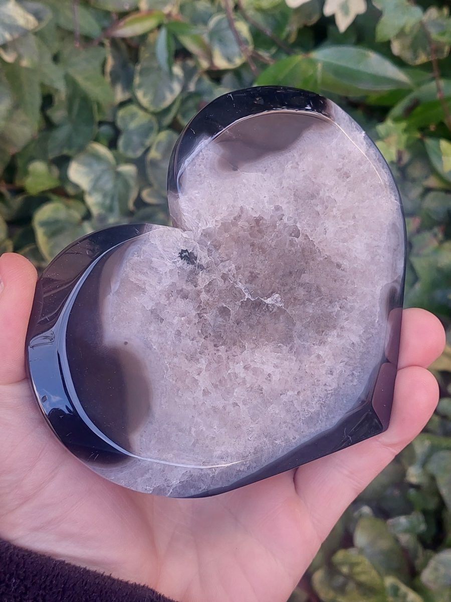 Coeur en Agate polis | Boutique suisse de minéraux du monde & lithothérapie