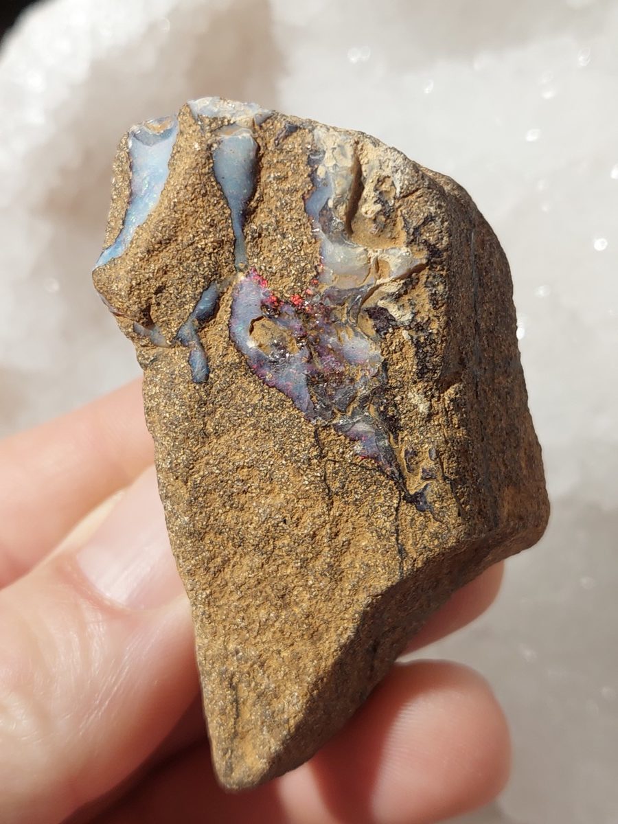 Pierre brute Opale boulder d'Australie - Boutique de pierres & lithothérapie en Suisse