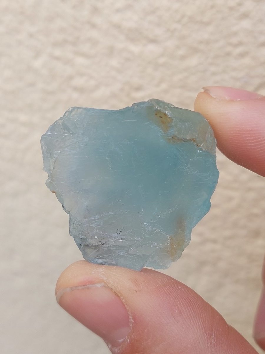 Fluorite bleue brute