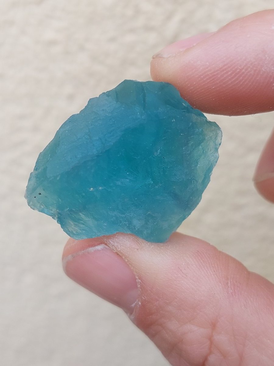 Fluorite bleue brute