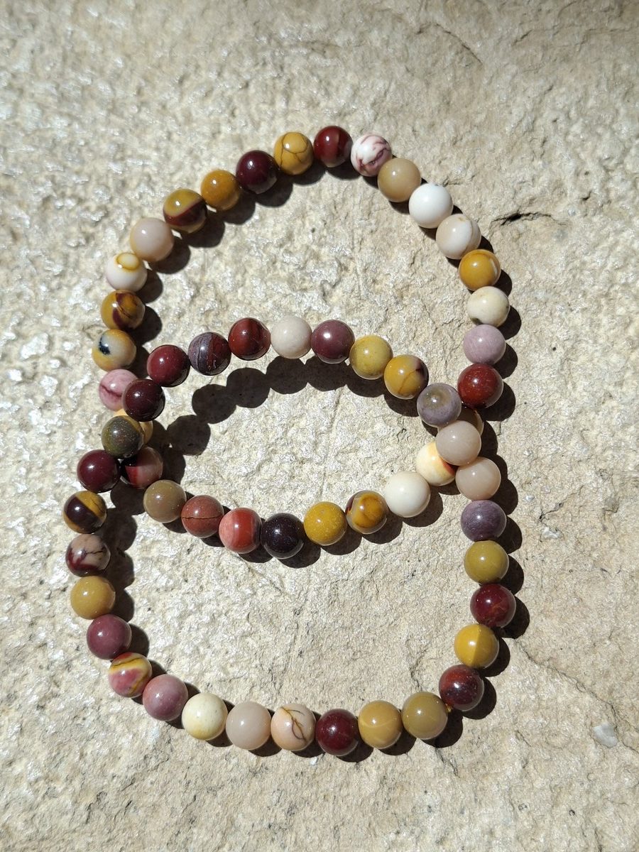 Bracelet en Jaspe Mokaïte | Boutique suisse de pierres du monde & lithothérapie