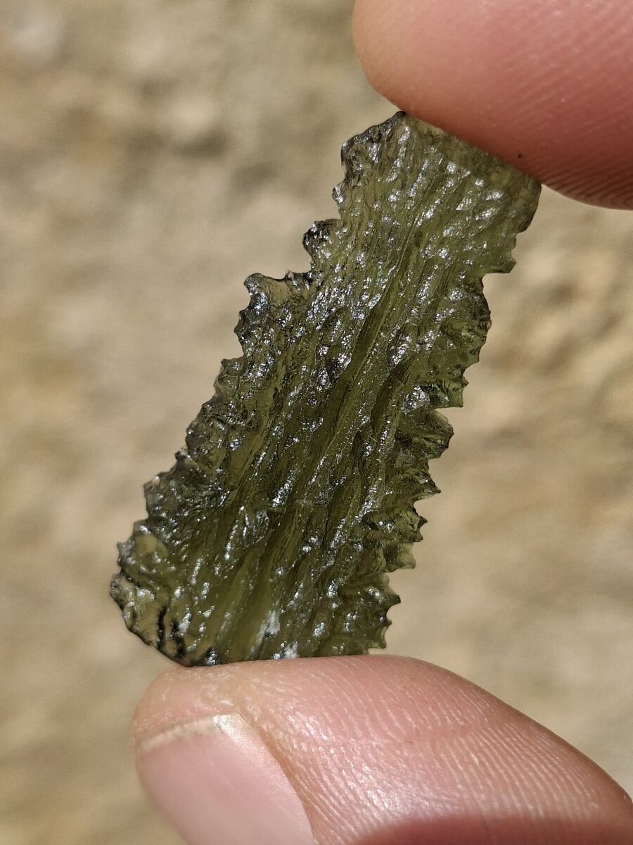 Moldavite brute