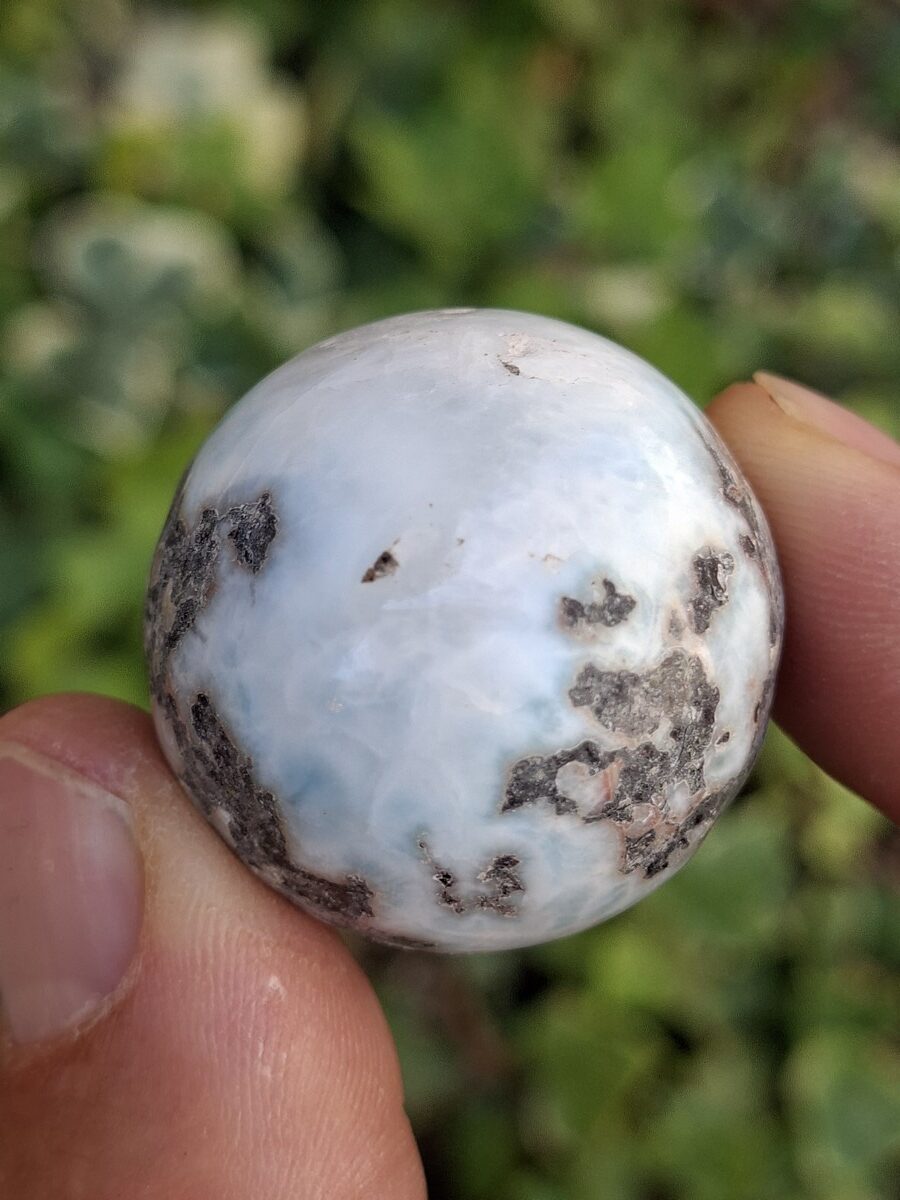 Sphère en Larimar | Boutique Suisse La Géode