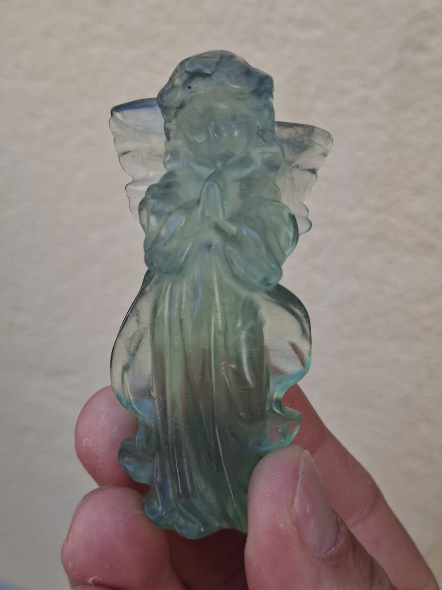 Anges polis en Fluorite | Boutique suisse minéraux du monde et lithothérapie