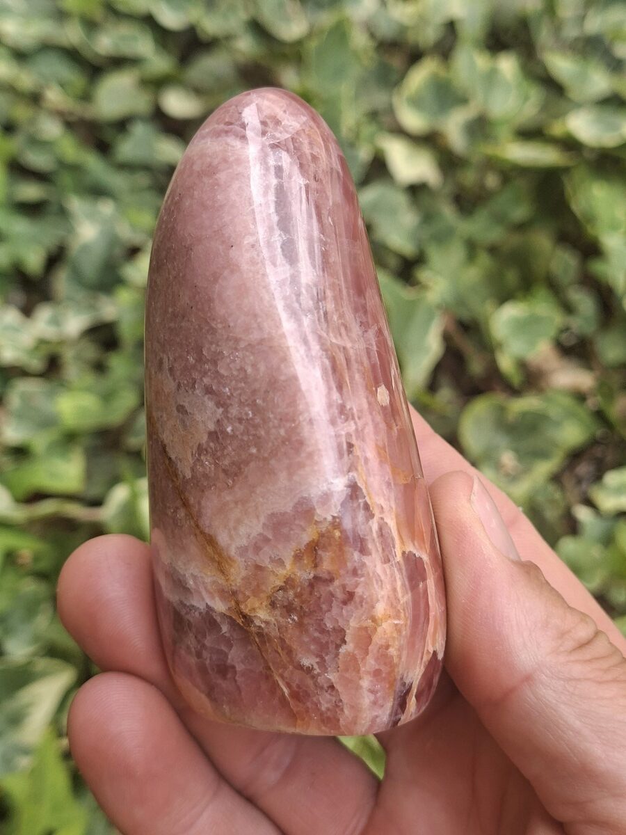 Pierre polie de Rhodochrosite - Galets lithothérapie