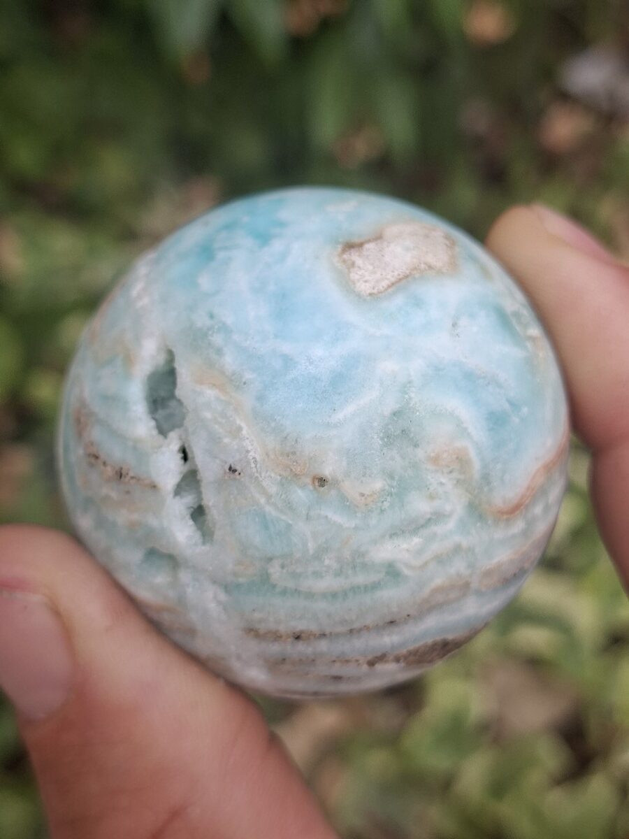 Sphère en Aragonite| Boutique Suisse La Géode