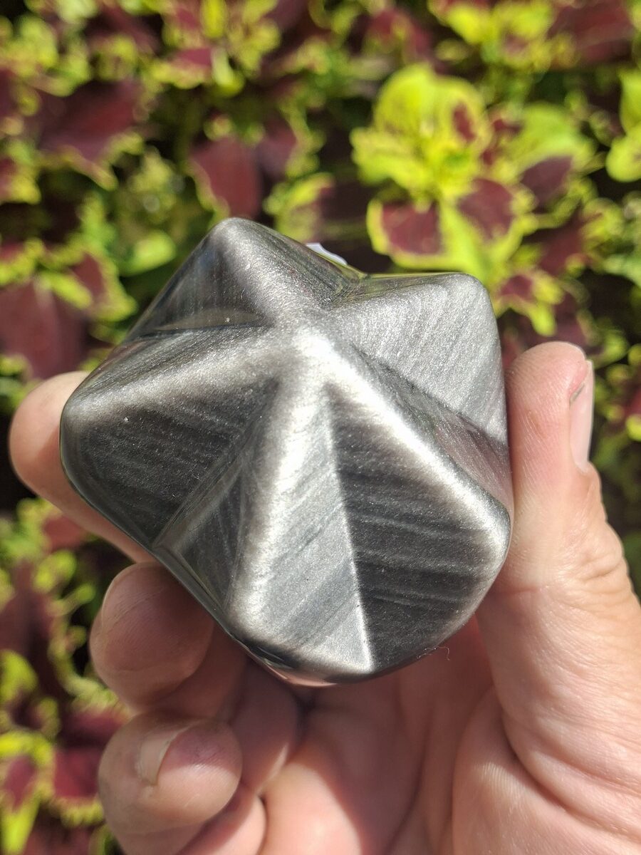 Etoile en Obsidienne dorée polis du Mexique| Boutique suisse Lithothérapie & minéraux du monde
