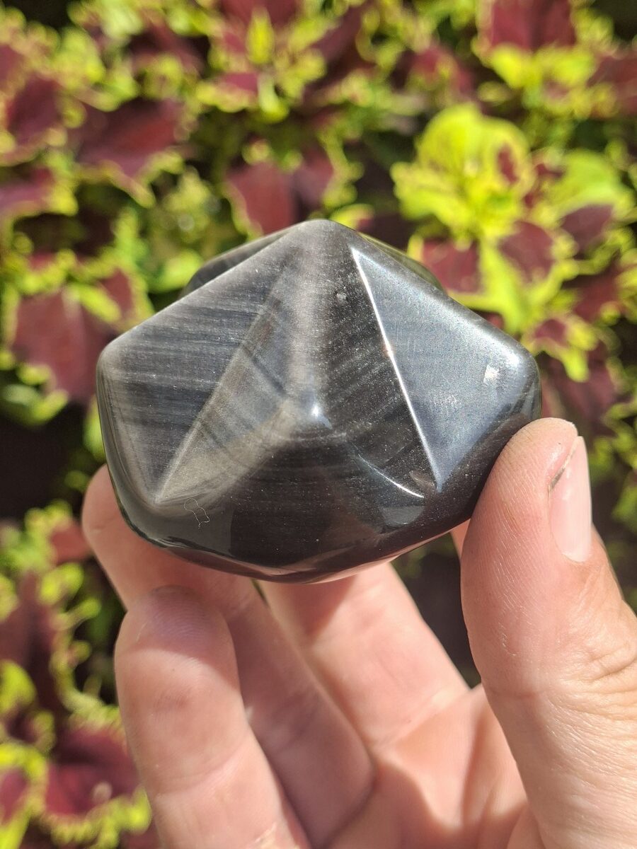 Etoile en Obsidienne dorée polis du Mexique| Boutique suisse Lithothérapie & minéraux du monde