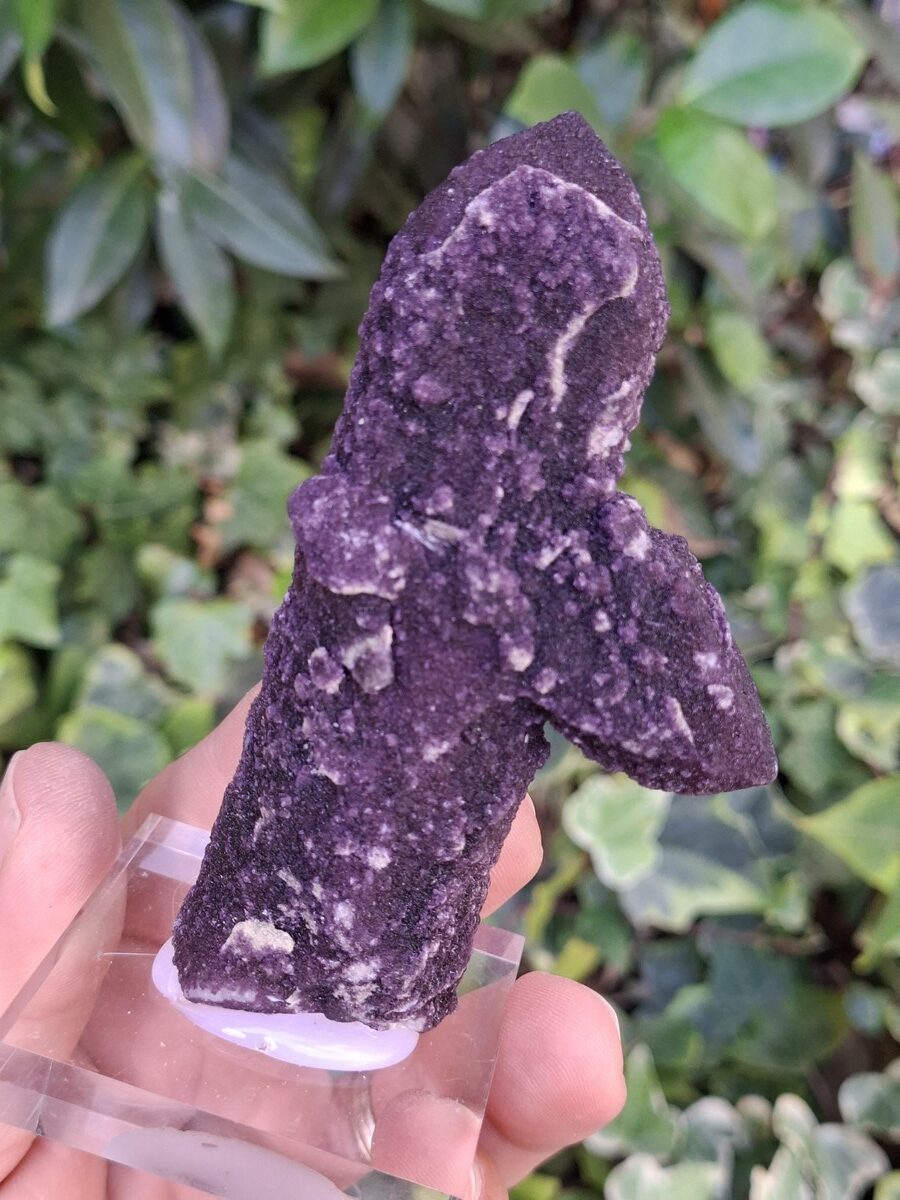 Fluorite violette sur quartz- Boutique de pierres & lithothérapie en Suisse
