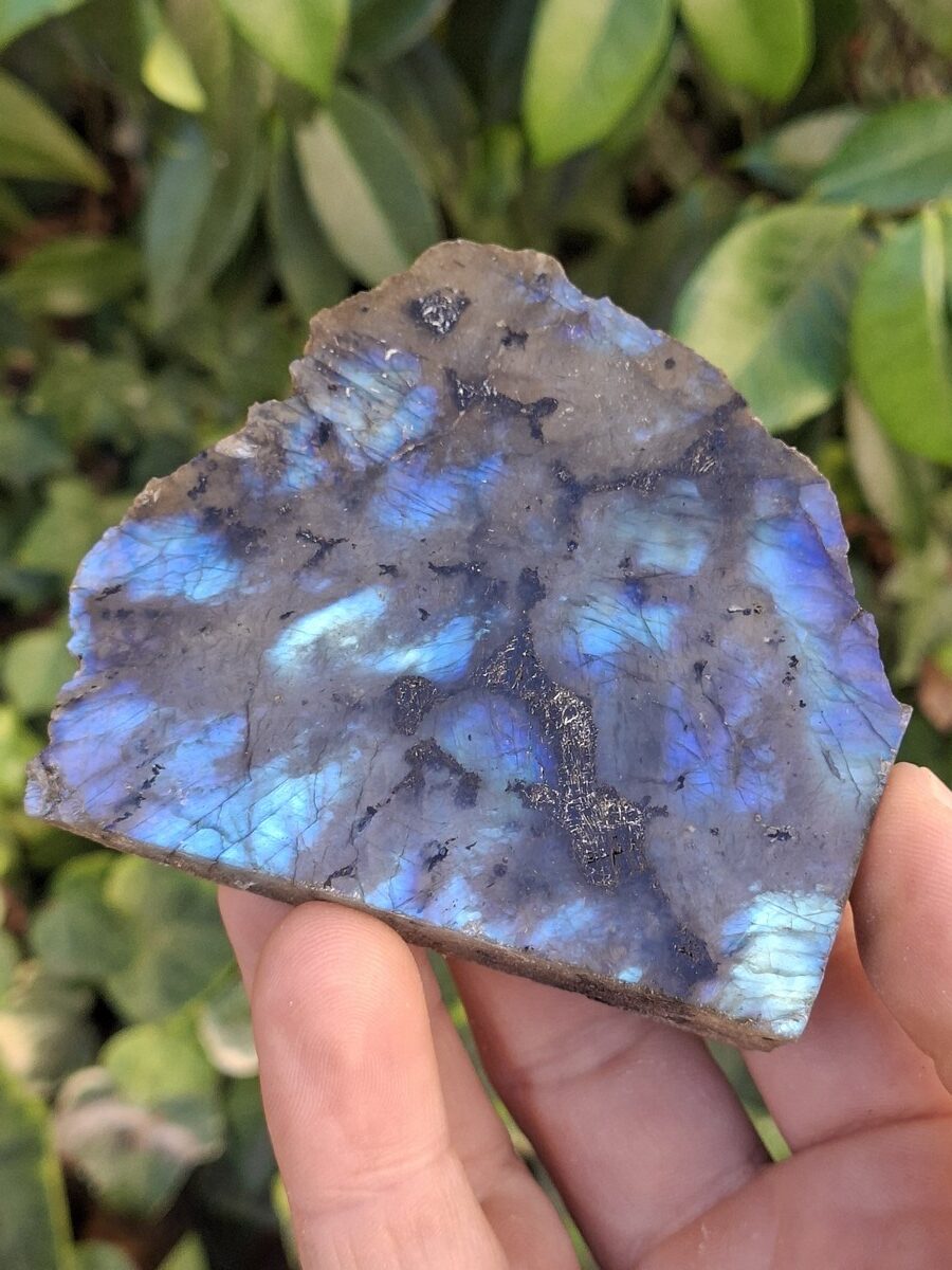 Labradorite 1 face polie de Madagascar | Boutique suisse de minéraux du monde