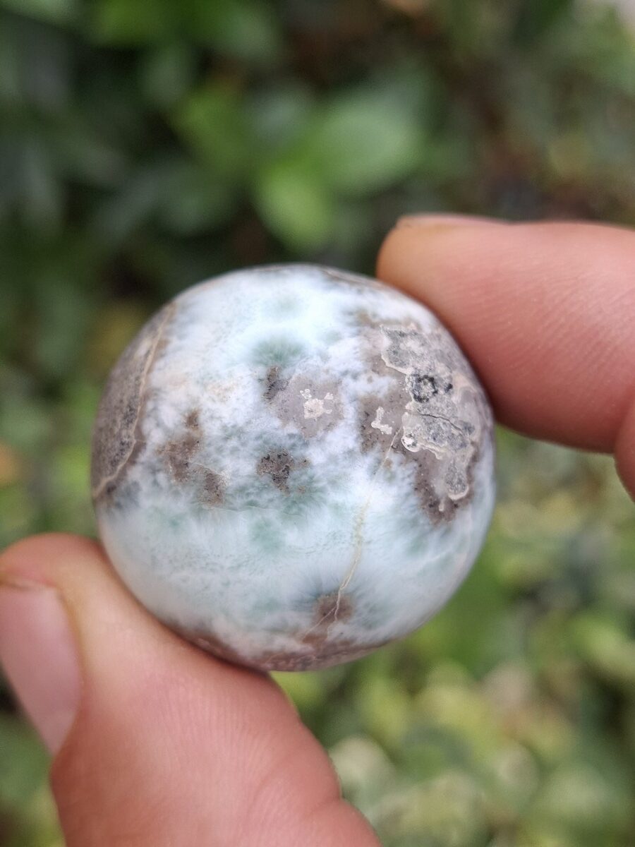 Sphère en Larimar | Boutique Suisse La Géode