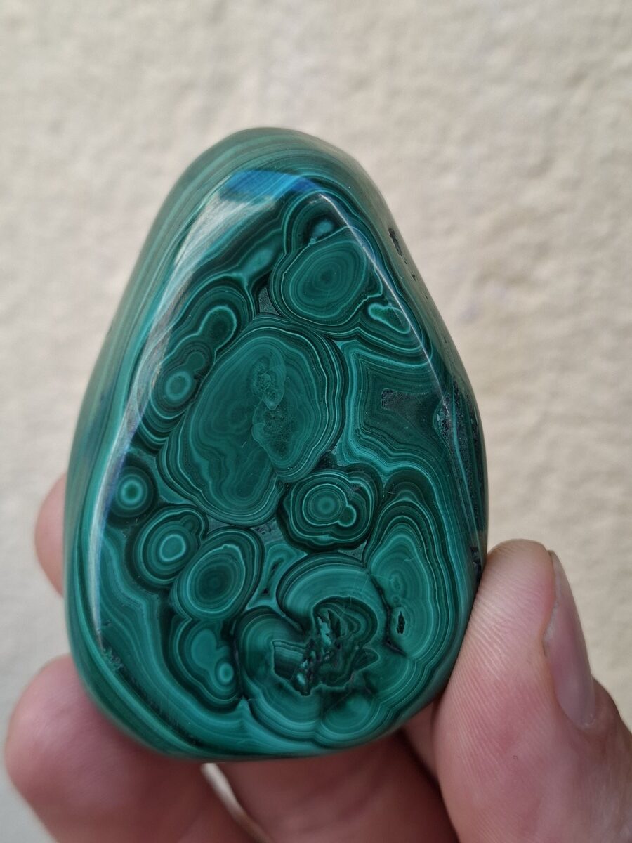 Malachite polie