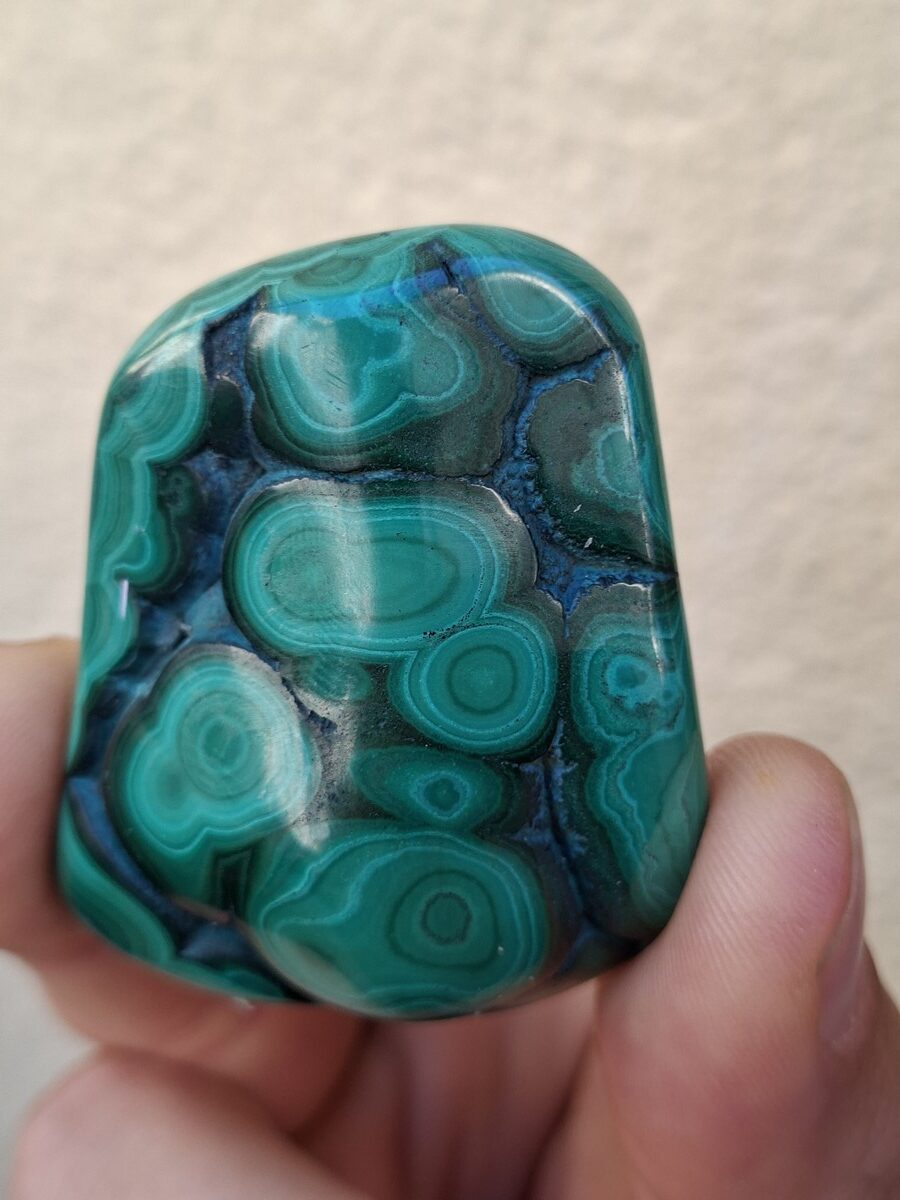 Malachite polie